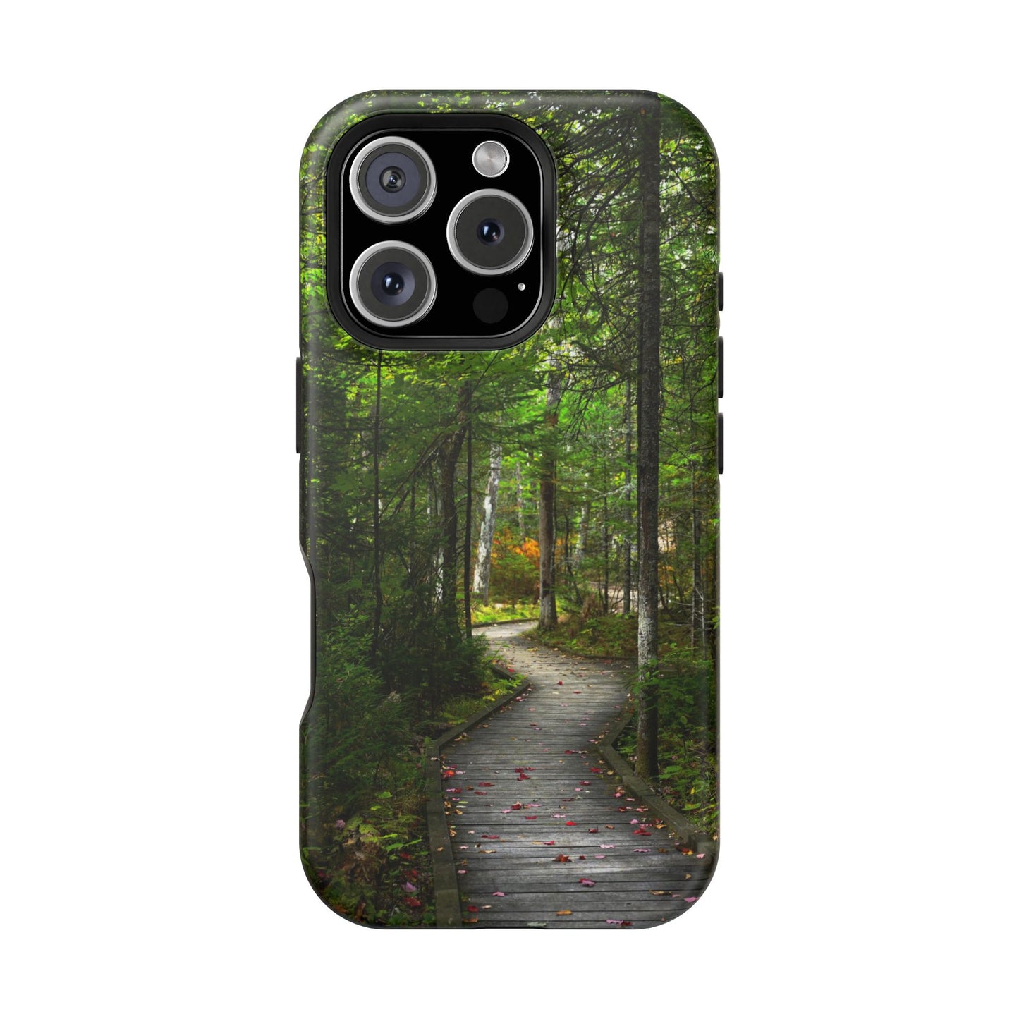 MagSafe Impact Resistant Phone Case - Woodland Boardwalk