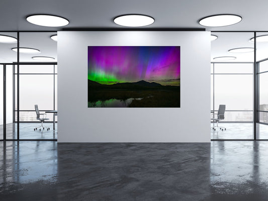 Northern Lights in the Adirondack Mountains
