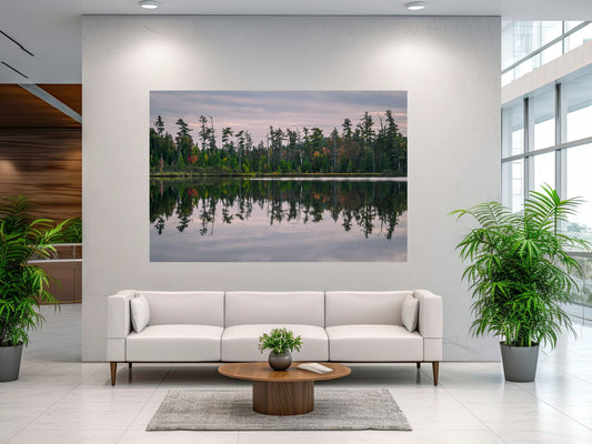Tamarack Reflections Adirondack mountains