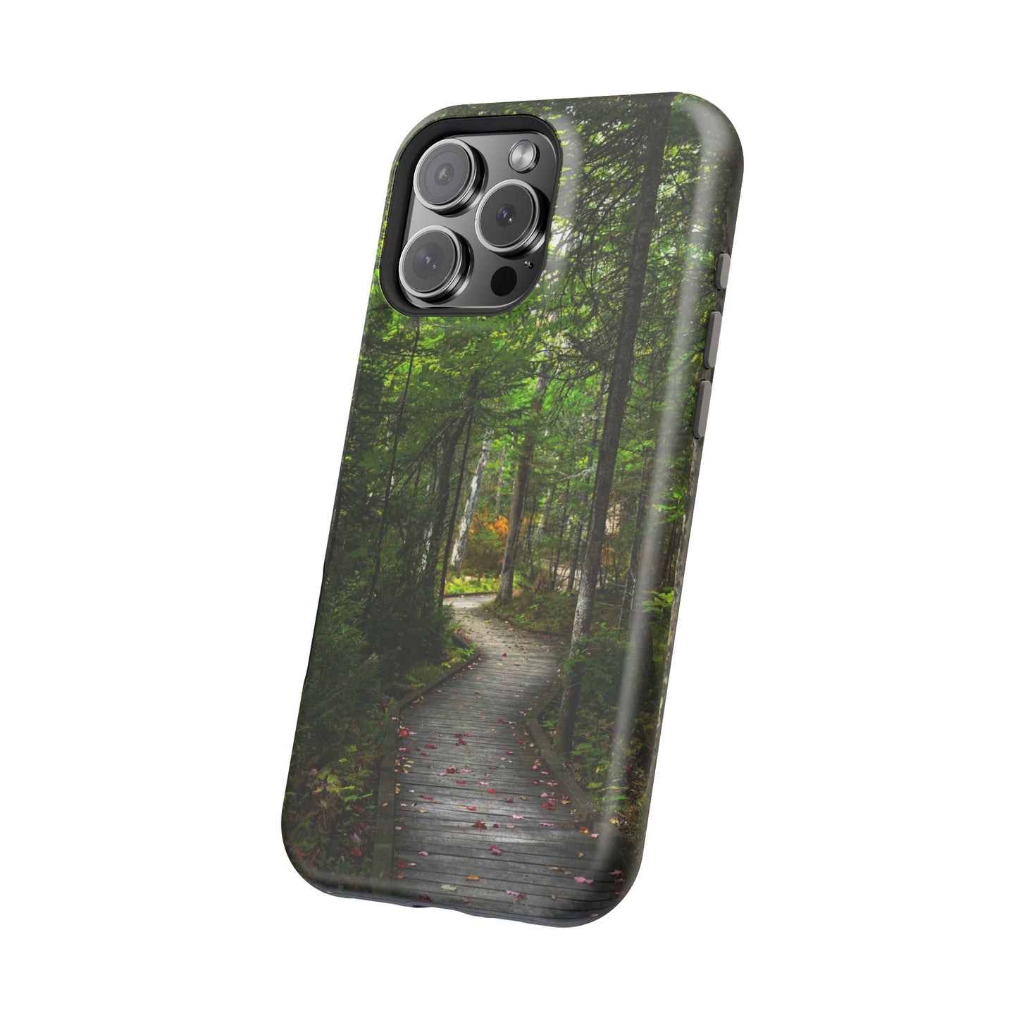 MagSafe Impact Resistant Phone Case - Woodland Boardwalk