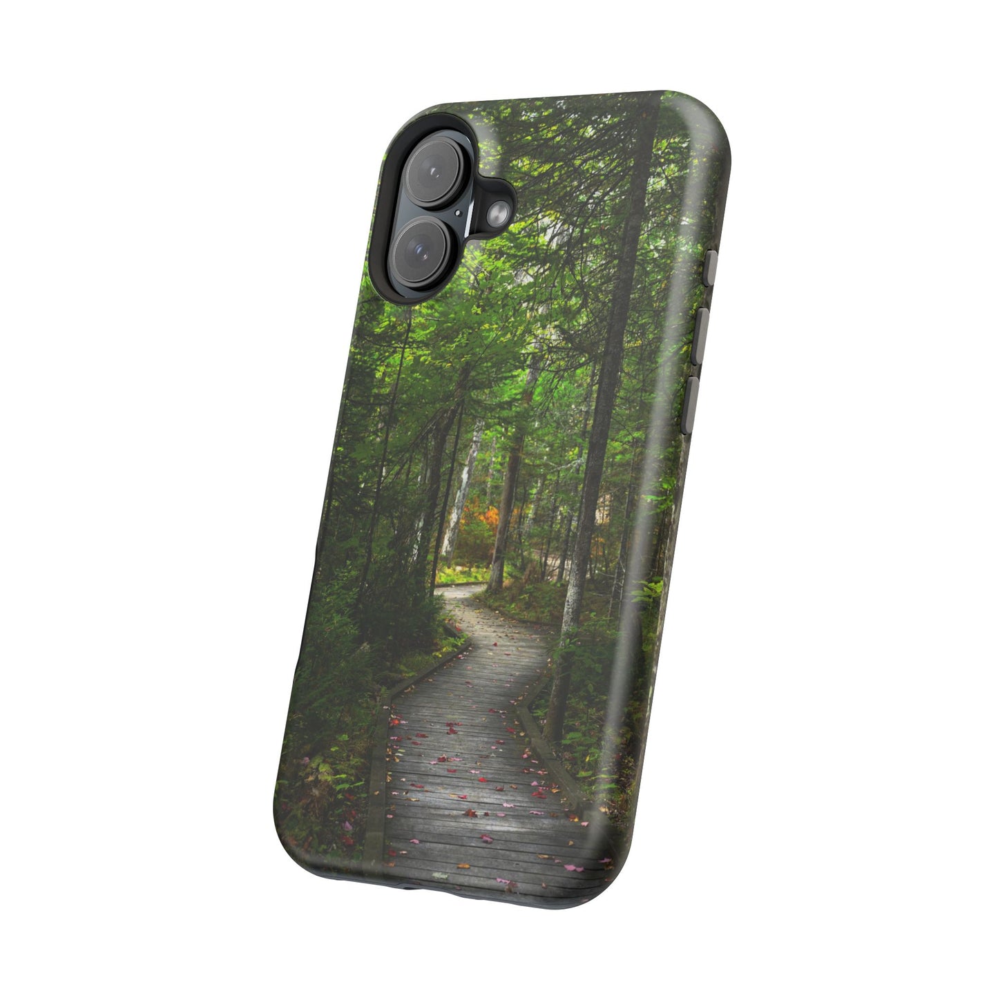 MagSafe Impact Resistant Phone Case - Woodland Boardwalk