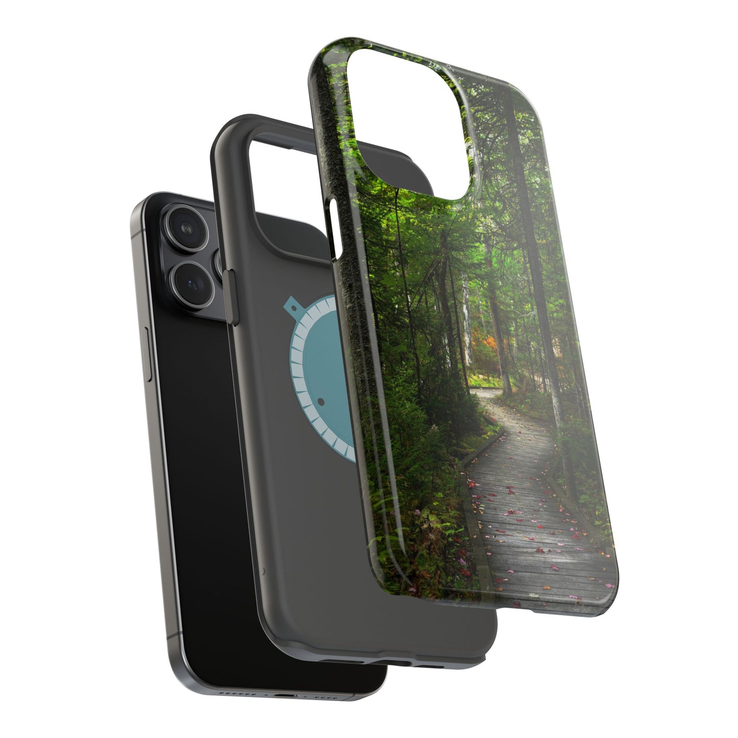 MagSafe Impact Resistant Phone Case - Woodland Boardwalk