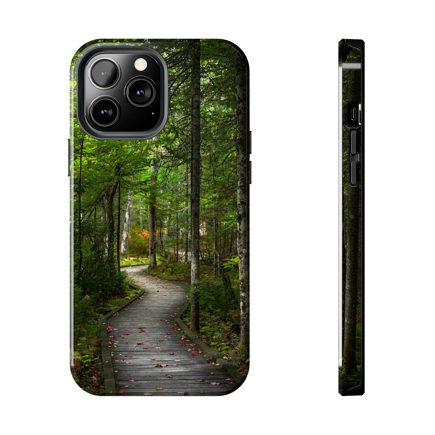 Impact Resistant Phone Case - Woodland Boardwalk