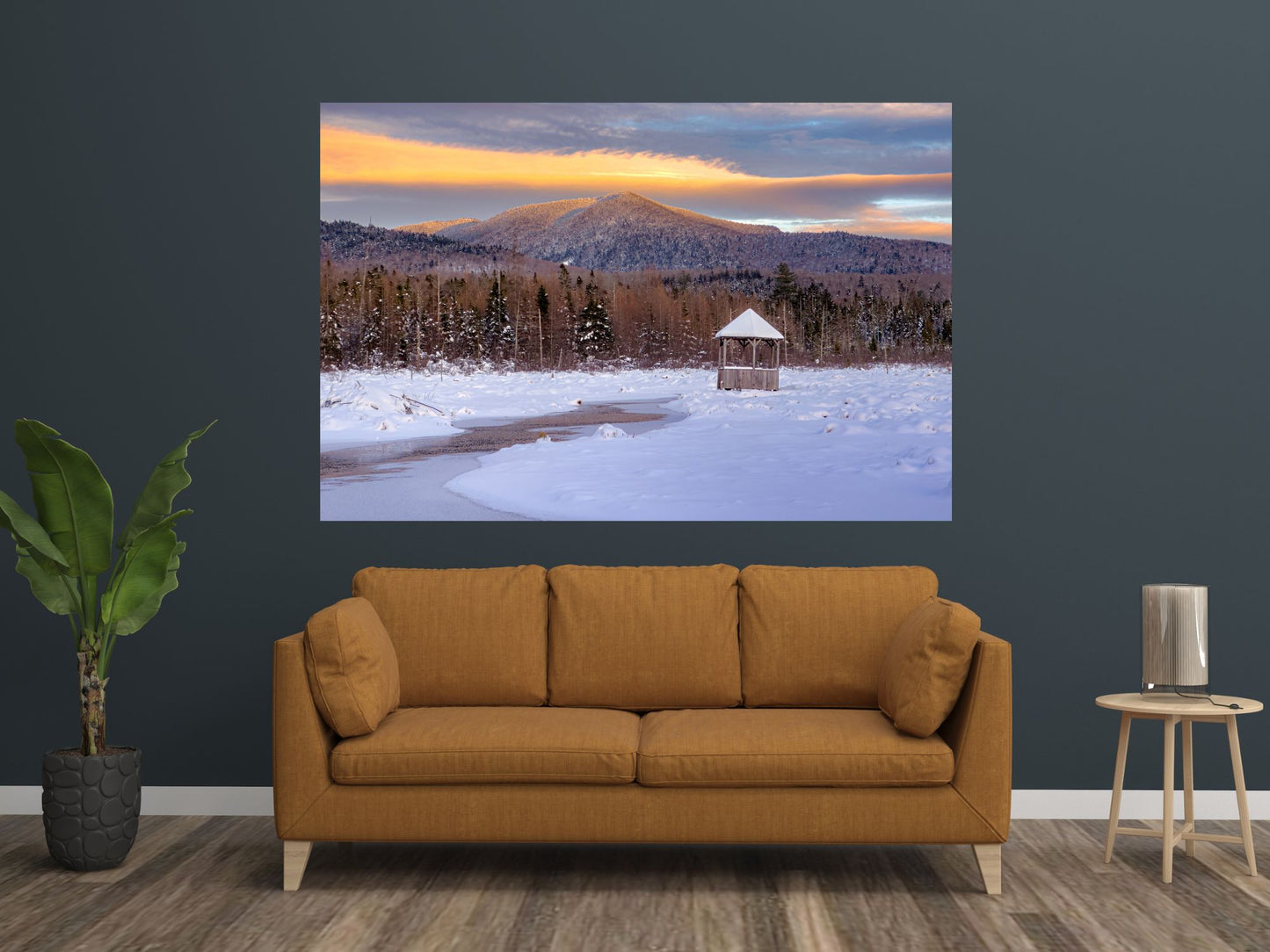 Warm Whispers of Winter Adirondack print