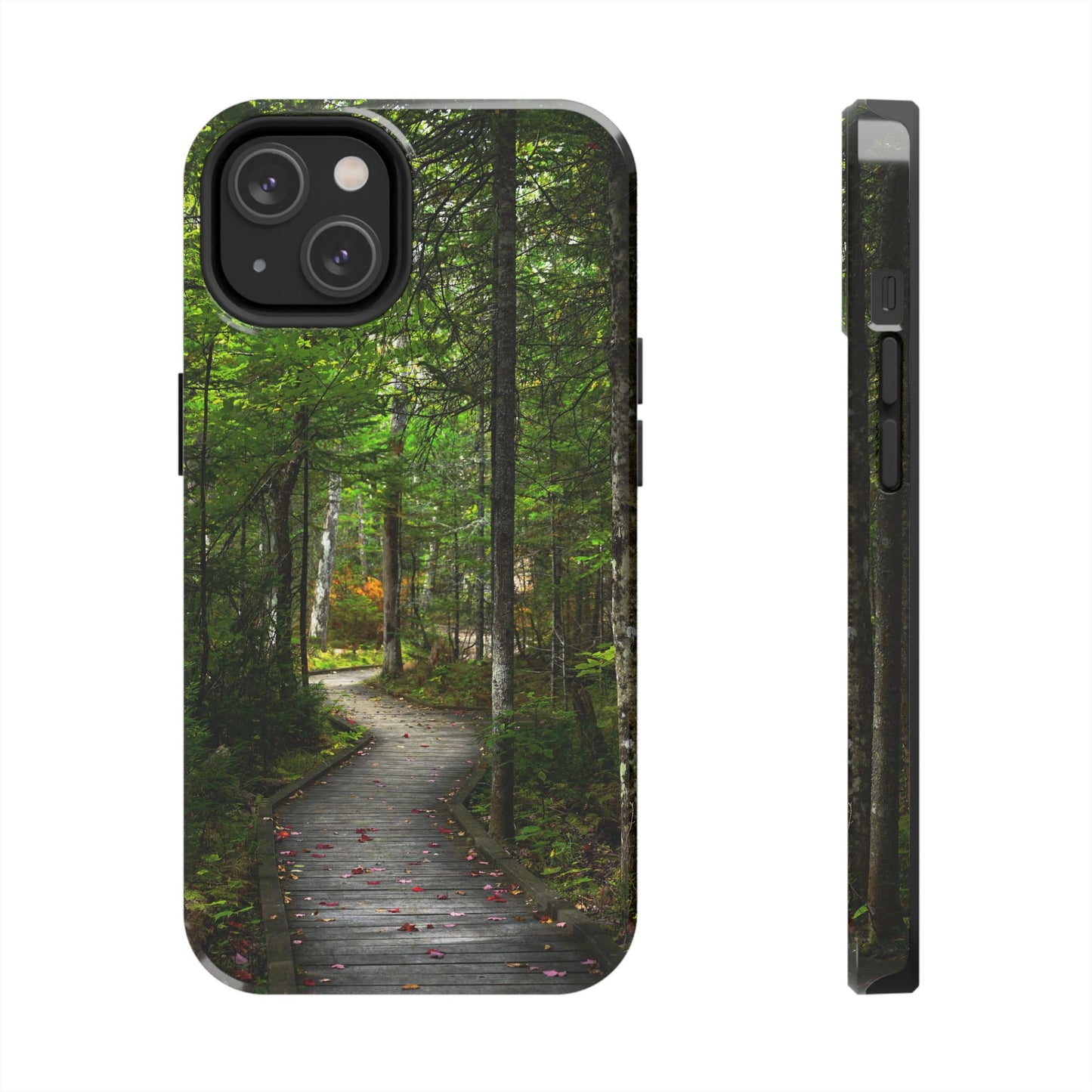 Impact Resistant Phone Case - Woodland Boardwalk