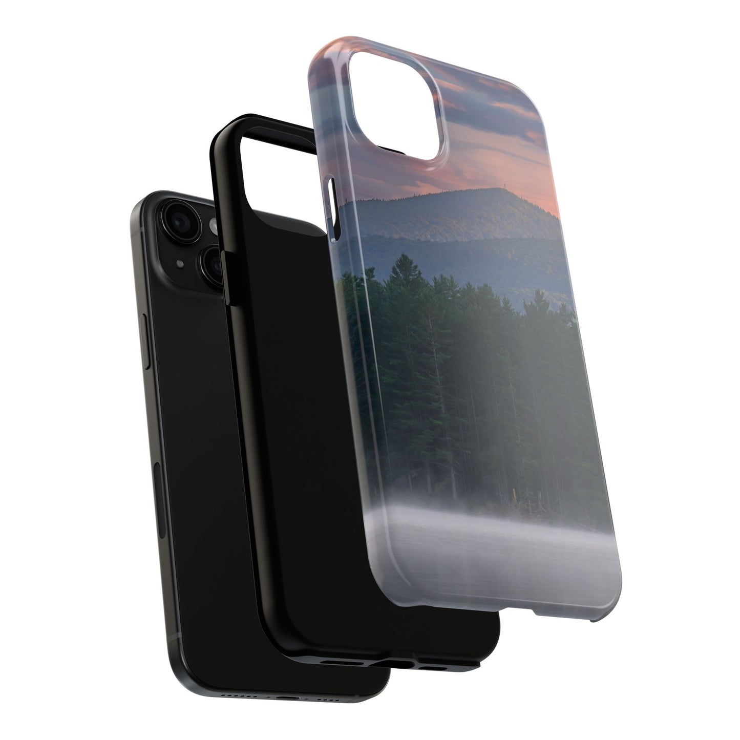 Impact Resistant Phone Case - Loon Lake Mountain