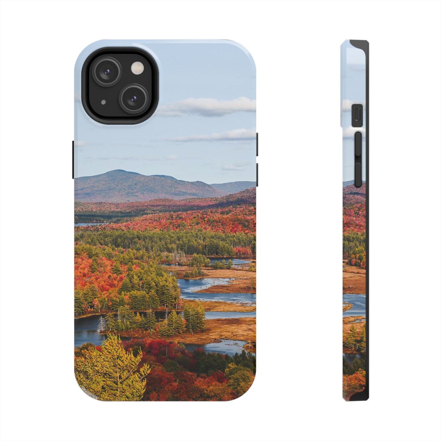 Impact Resistant Phone Case - Autumn Mountains & River
