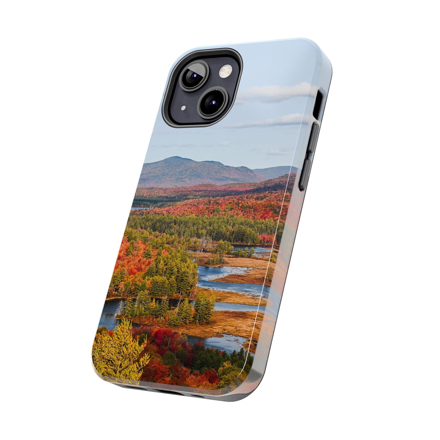 Impact Resistant Phone Case - Autumn Mountains & River