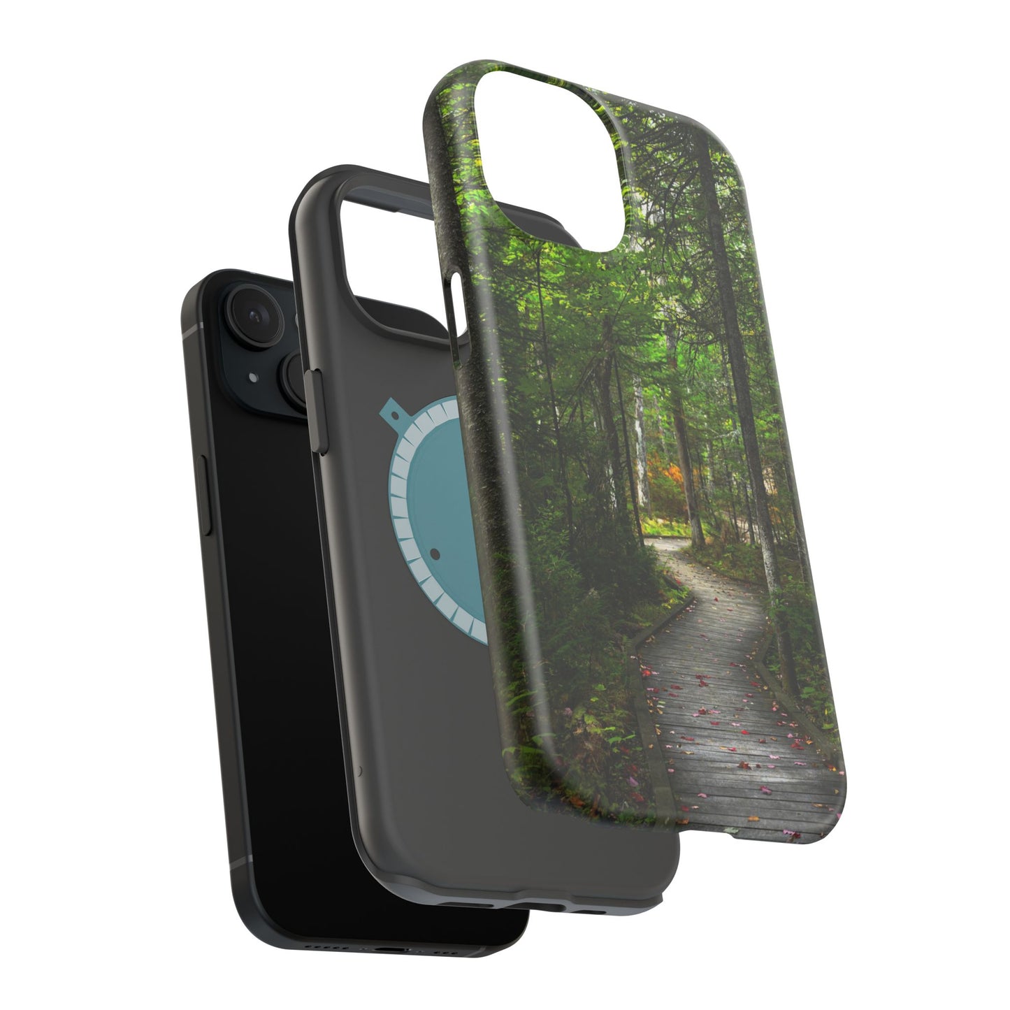 MagSafe Impact Resistant Phone Case - Woodland Boardwalk