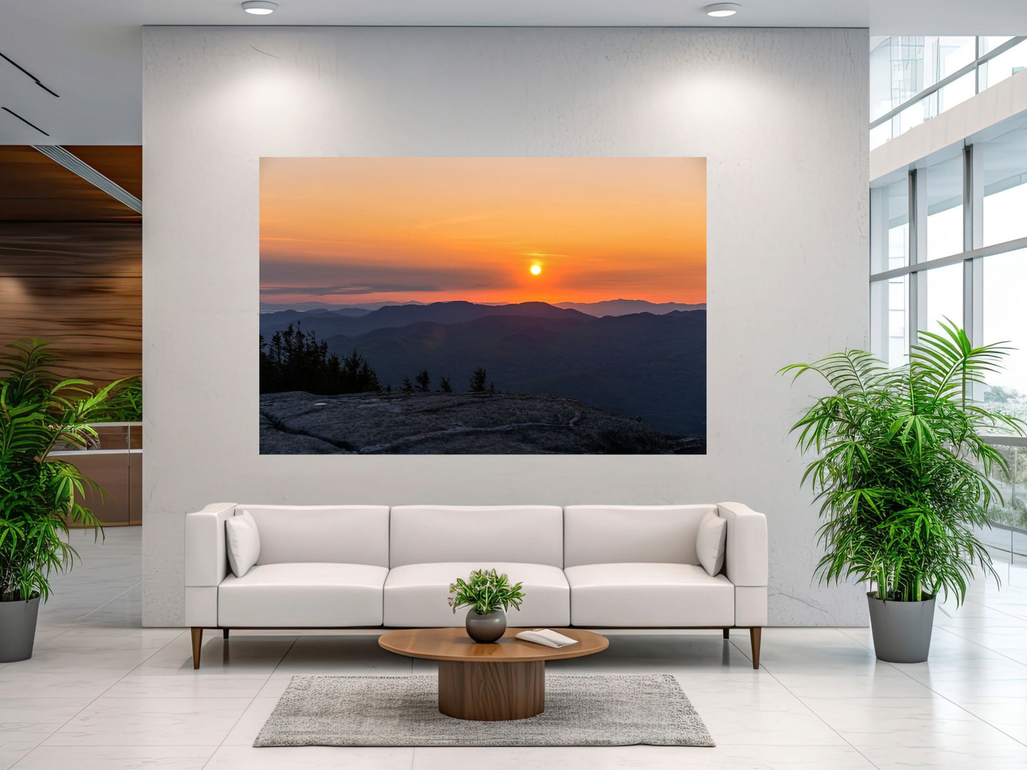 sunrise in the Adirondack high peaks