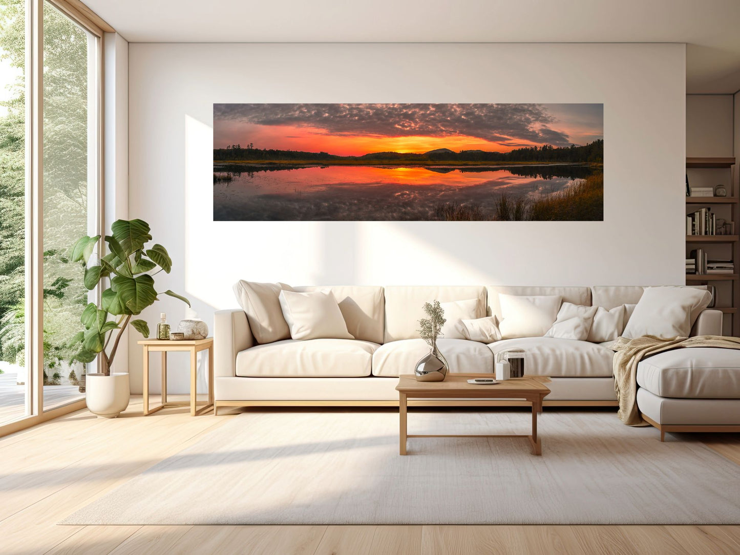 Barnum Pond Sunset Panorama