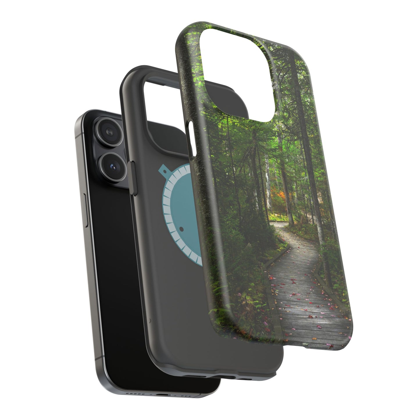 MagSafe Impact Resistant Phone Case - Woodland Boardwalk