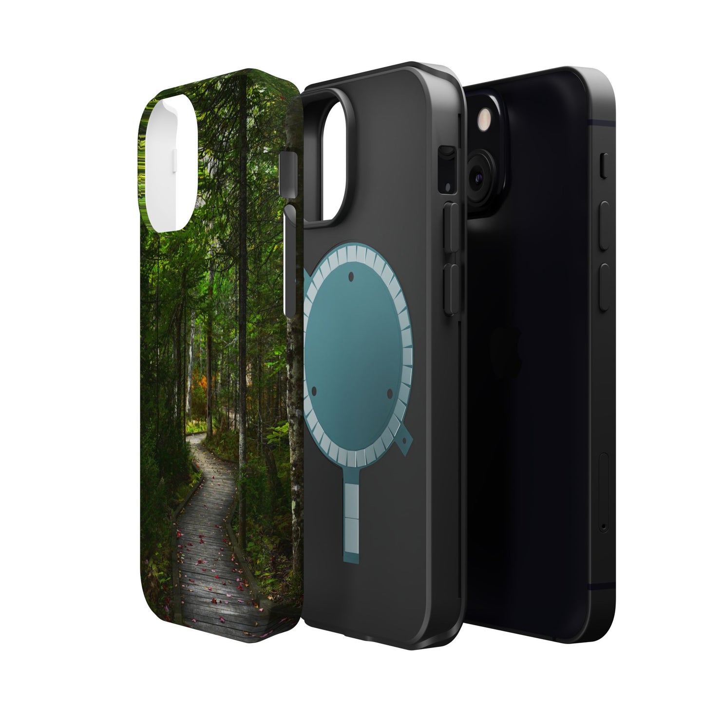 MagSafe Impact Resistant Phone Case - Woodland Boardwalk