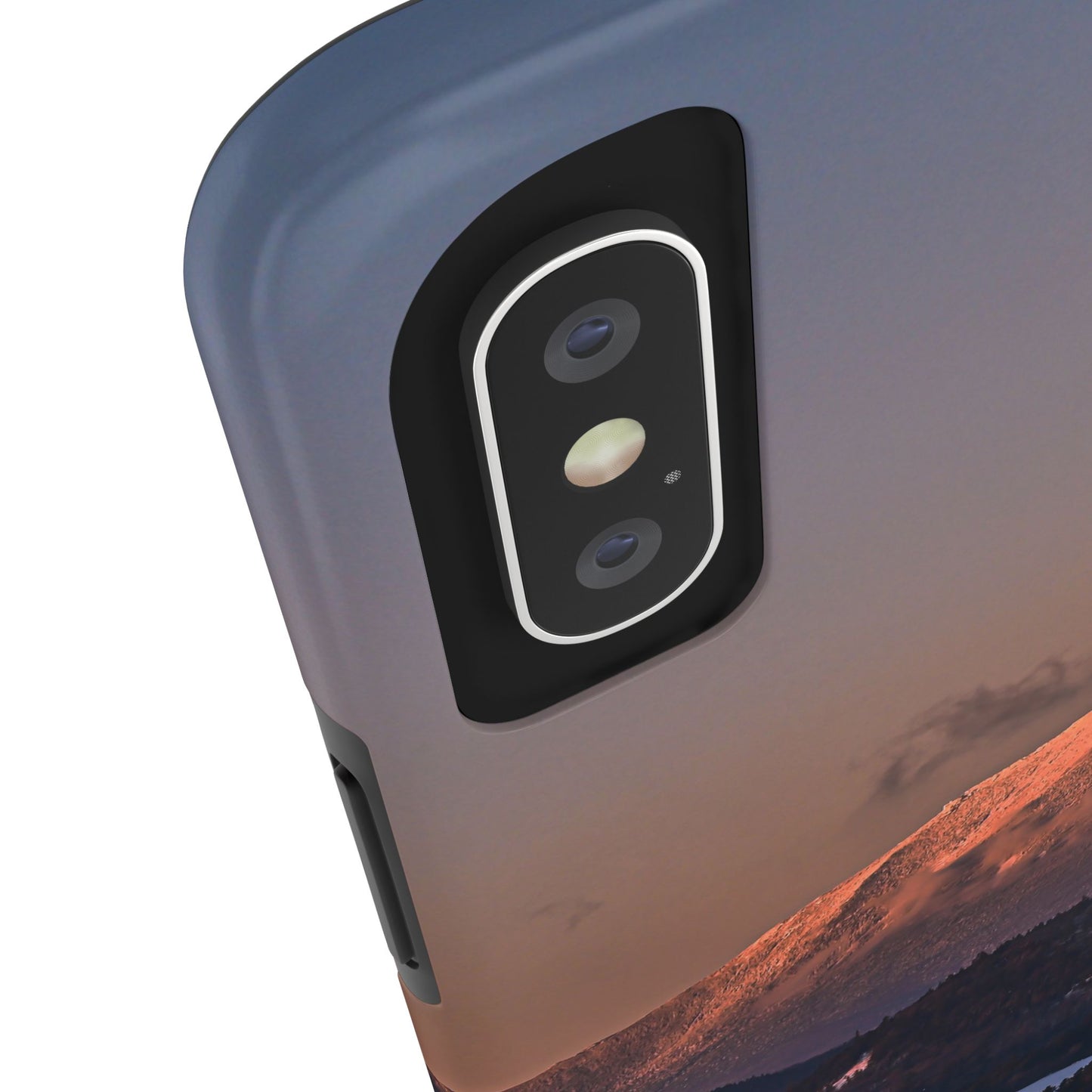 Impact Resistant Phone Case - Sundown in a Mountain Town