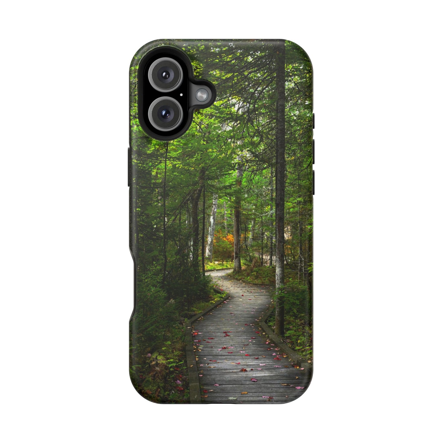 MagSafe Impact Resistant Phone Case - Woodland Boardwalk