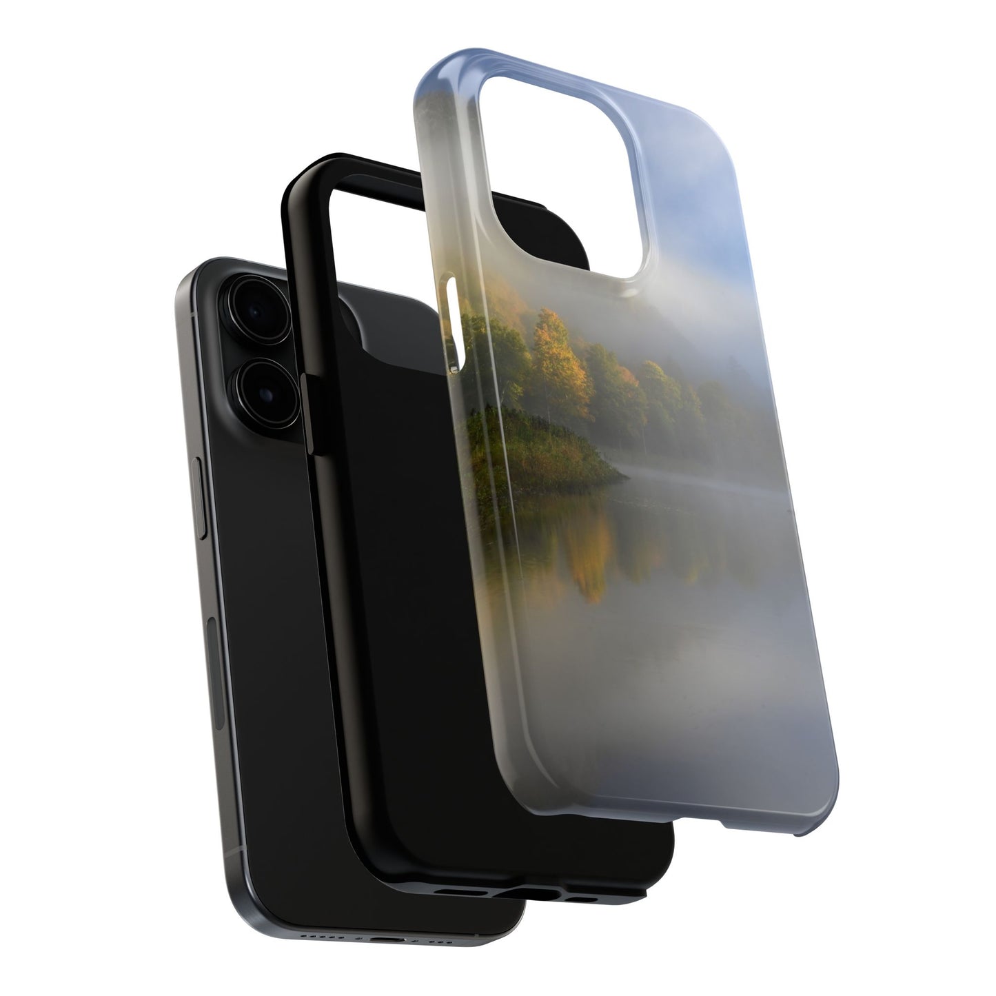 Impact Resistant Phone Case - Ausable River Autumn