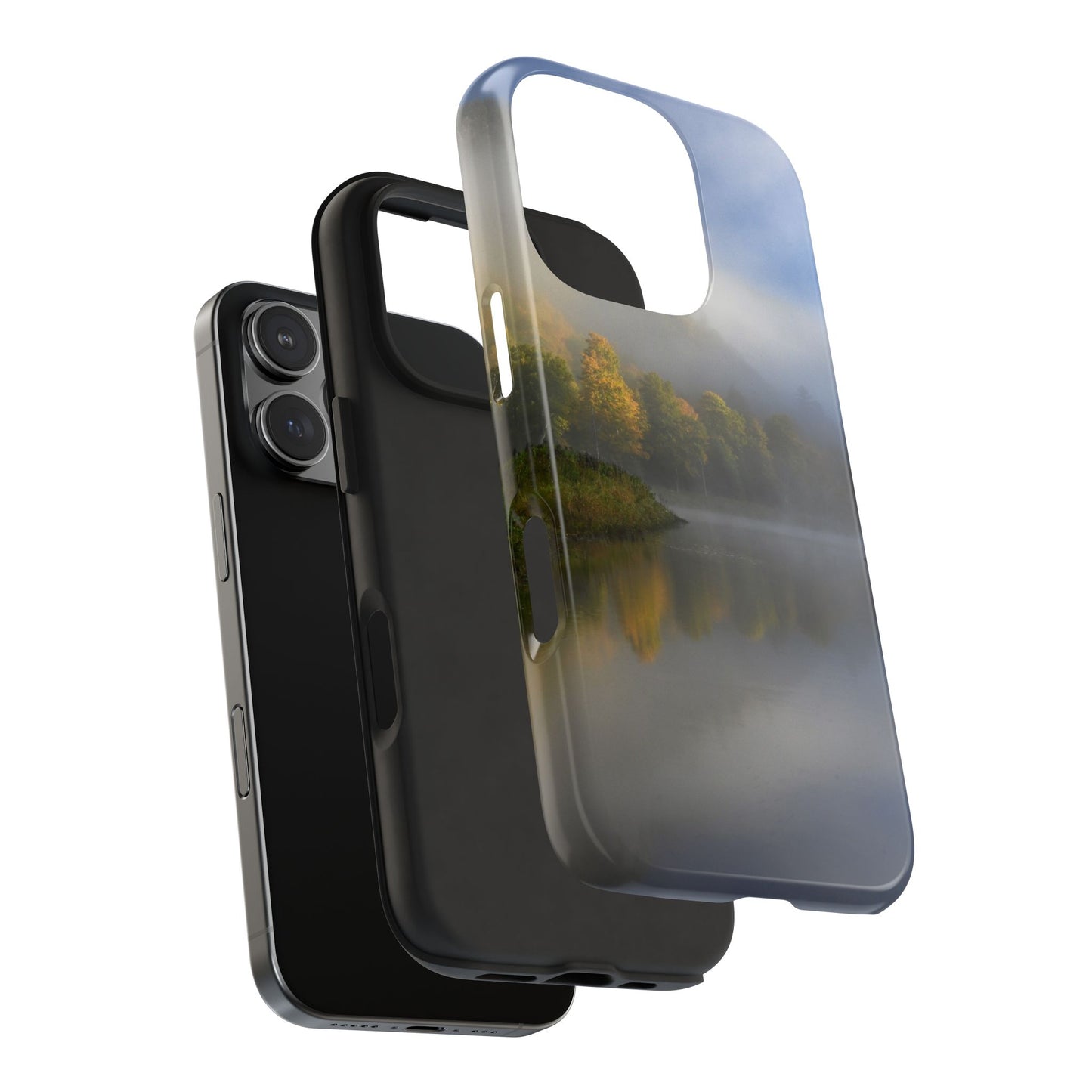 Impact Resistant Phone Case - Ausable River Autumn