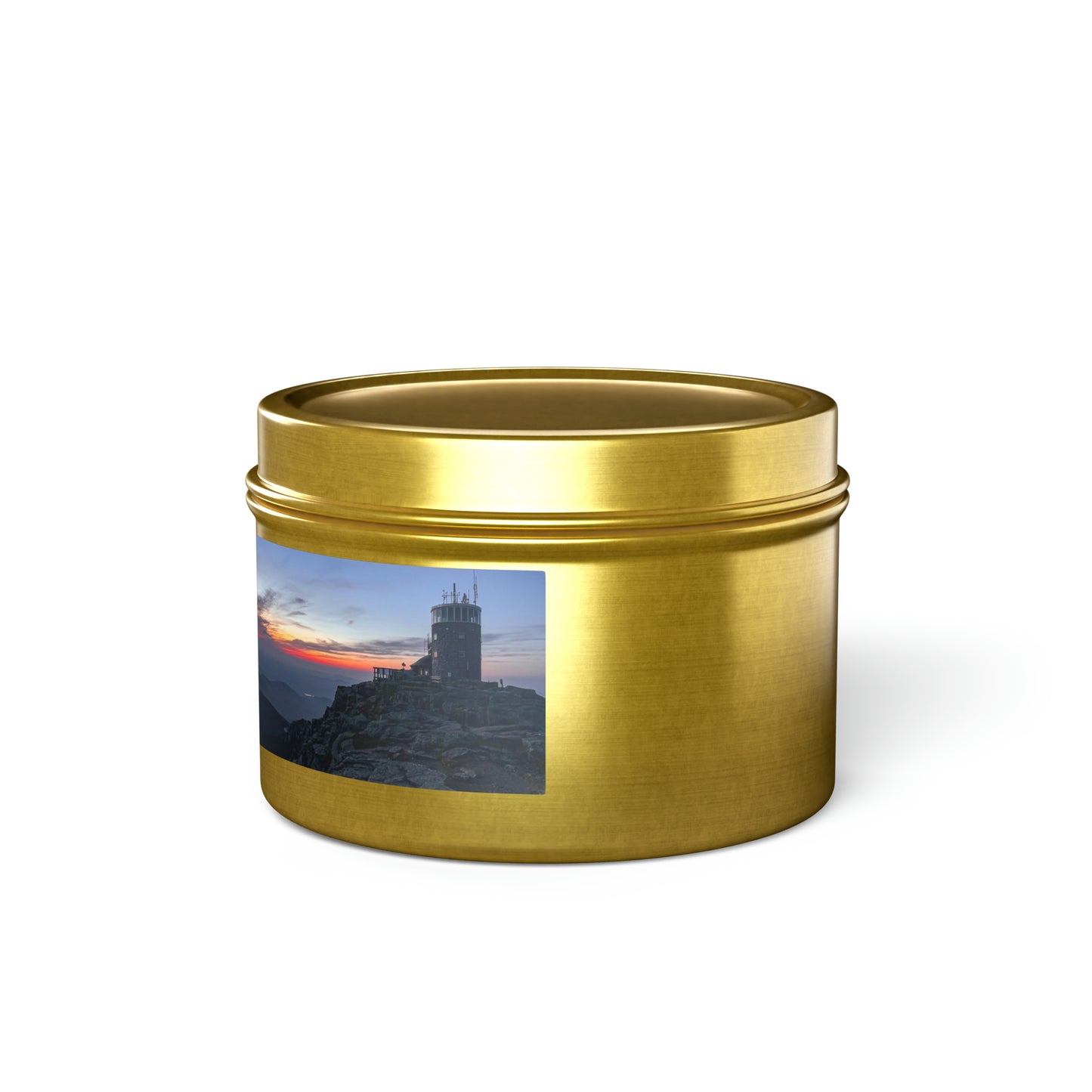 Whiteface Mountain Sunset - Tin Candle