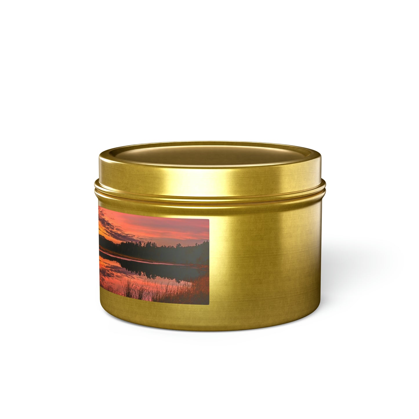 Barnum Pond Sunset Glow - Tin Candle