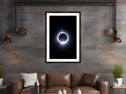 2024 Total Solar Eclipse Print