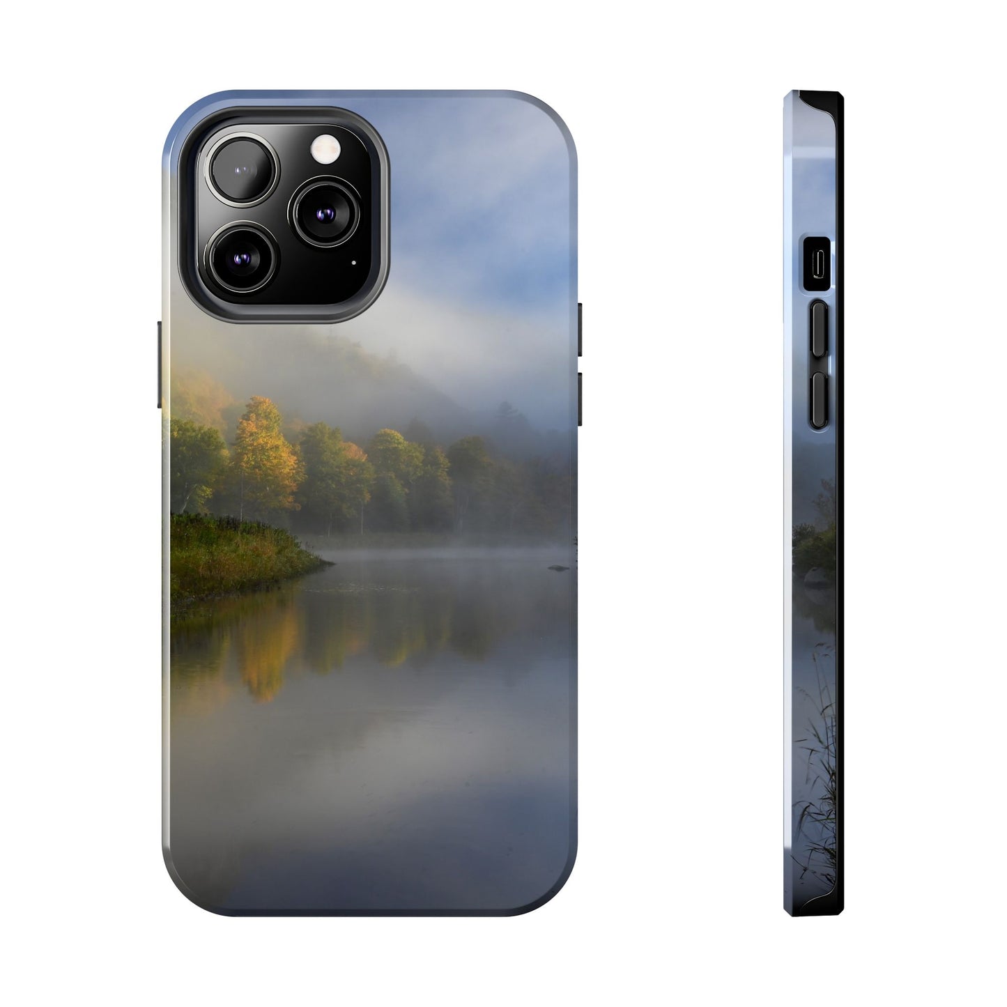 Impact Resistant Phone Case - Ausable River Autumn