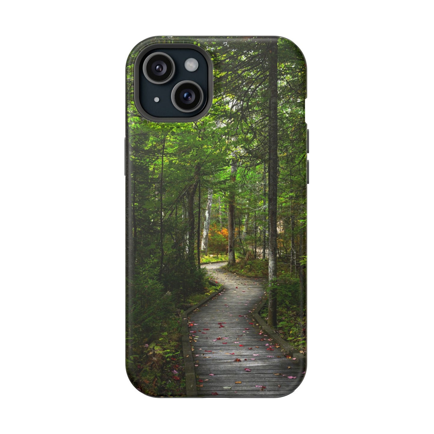 MagSafe Impact Resistant Phone Case - Woodland Boardwalk