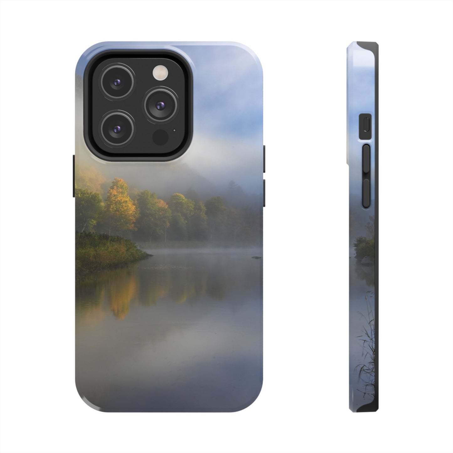 Impact Resistant Phone Case - Ausable River Autumn