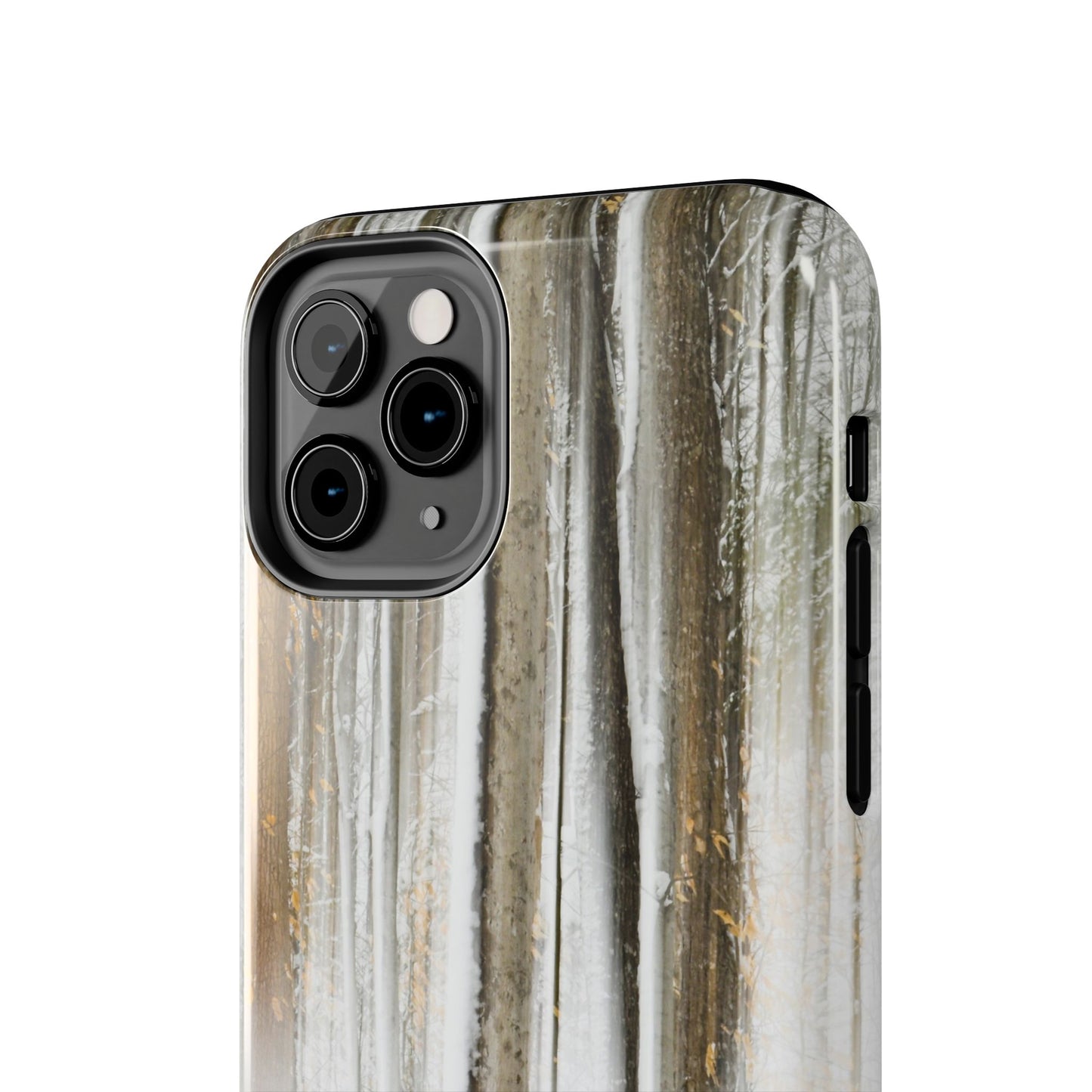Impact Resistant Phone Case - Abstract Winter Forest