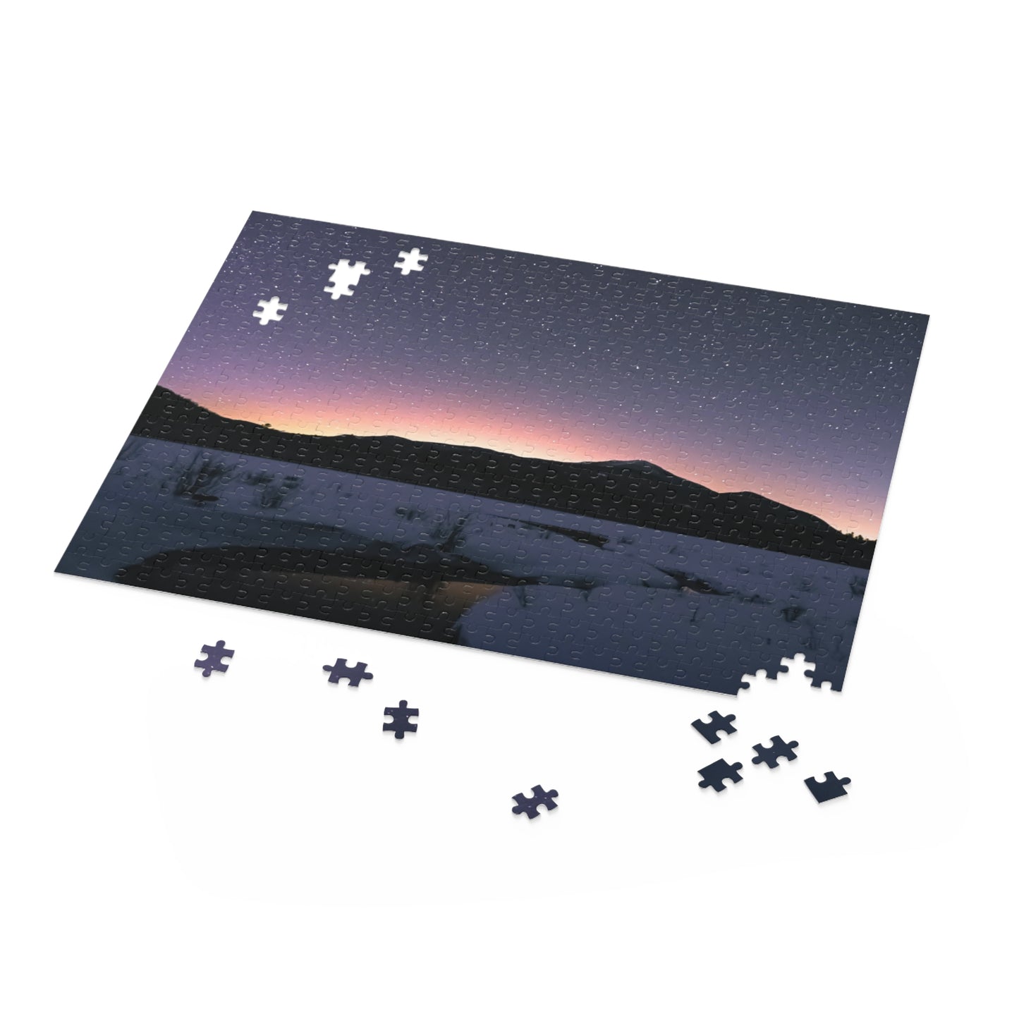 Puzzle - Starlit Aurora over Whiteface Mt.
