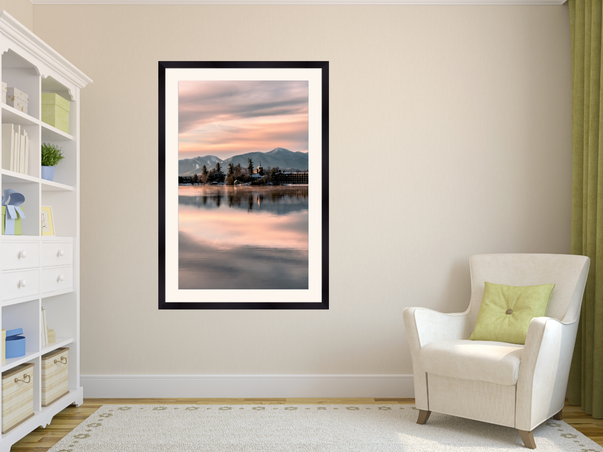 Chilled Reflections Adirondack print.