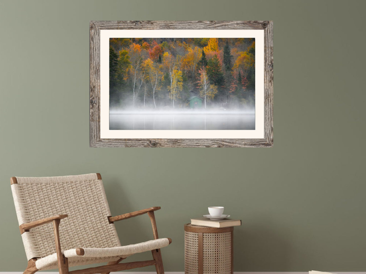 Misty Morning Light Adirondack print