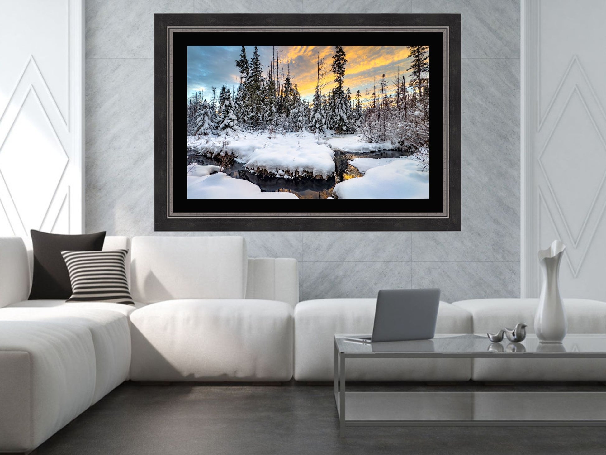 Winter's Golden Hour, Adirondack's NY