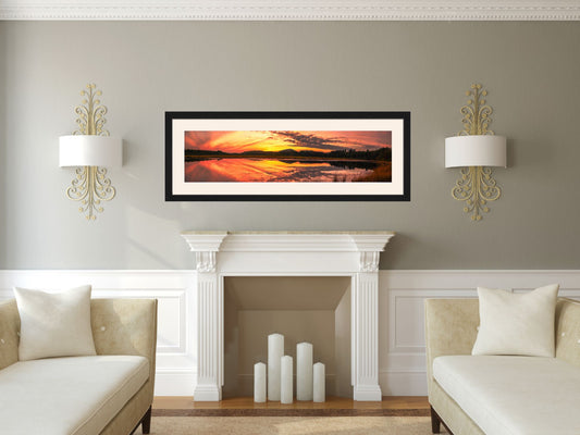 Barnum Pond Bliss Panoramic Sunset