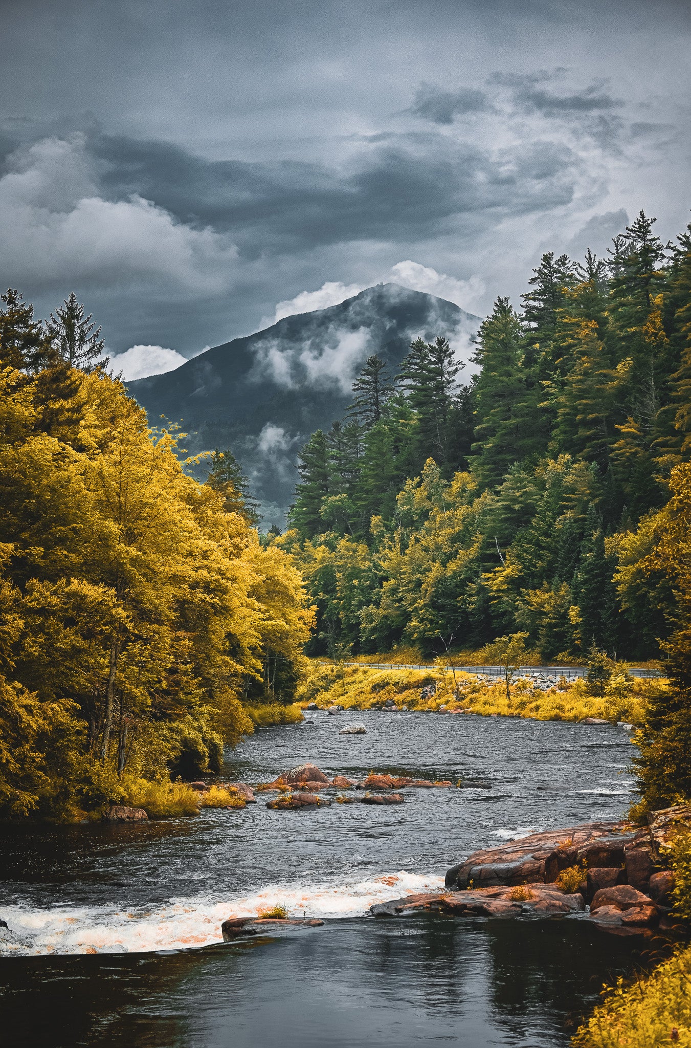 Shades of Fall along the Ausable