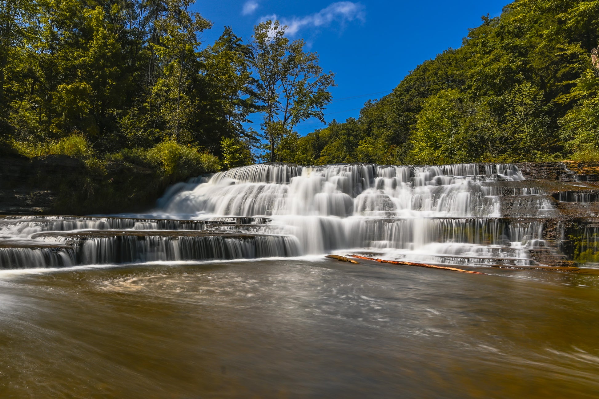Wiscoy Falls in Western New York