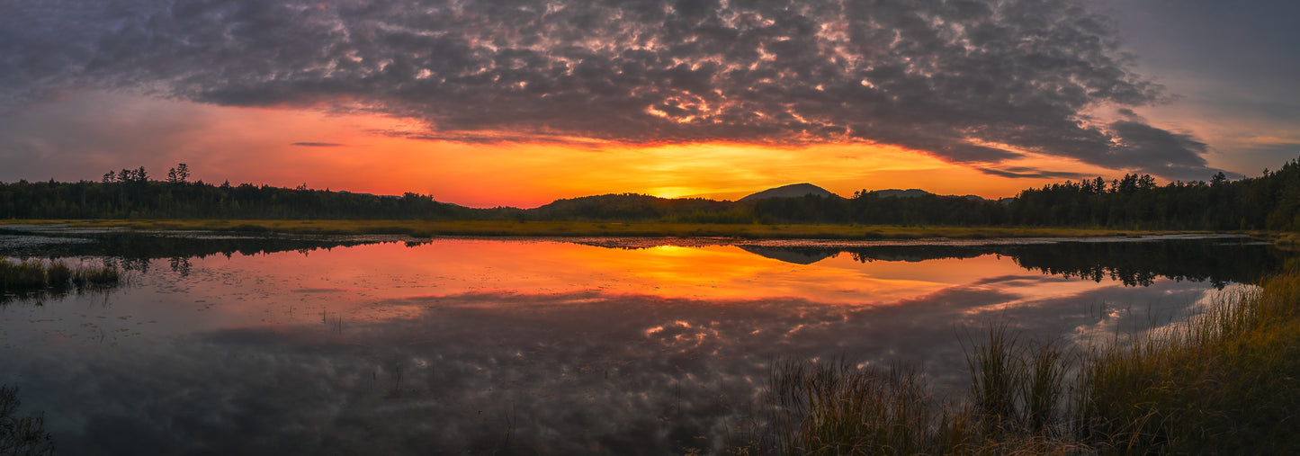 Barnum Pond Sunset Panorama