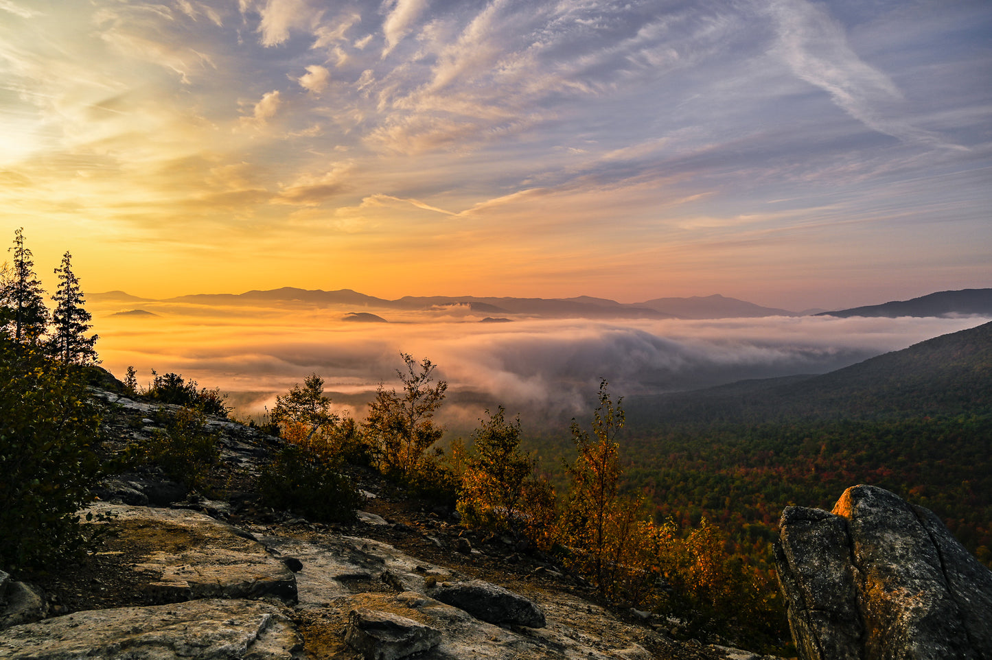 Autumn Sunrise in the Adirondack's