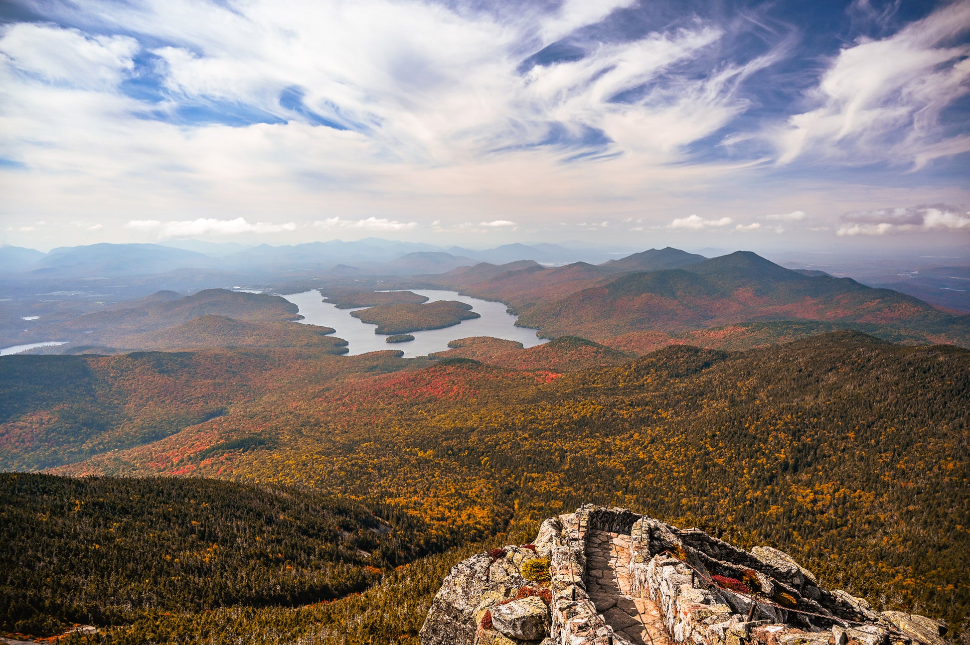 Foliage Framed - Whiteface to Lake Placid