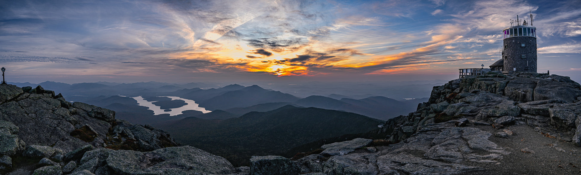 Sundown from Whiteface Panoramic Print