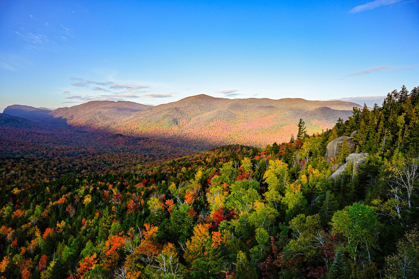 Early Autumn Rays in the Adirondacks photographic print