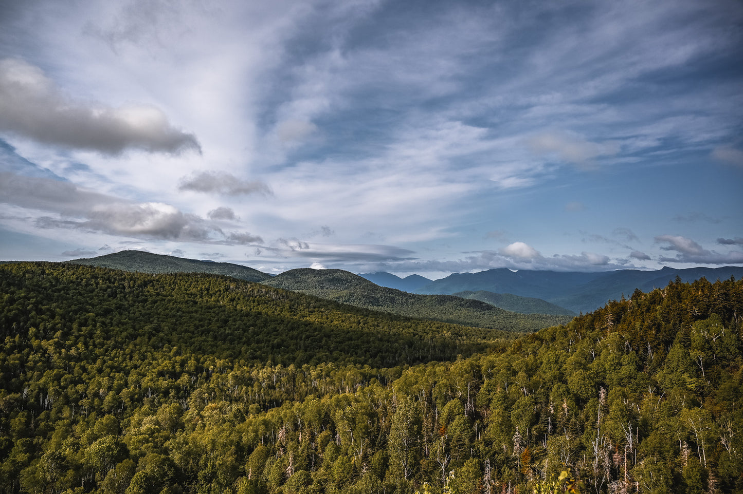 Hurricane Mountain Wilderness in the Adirondack Mountains