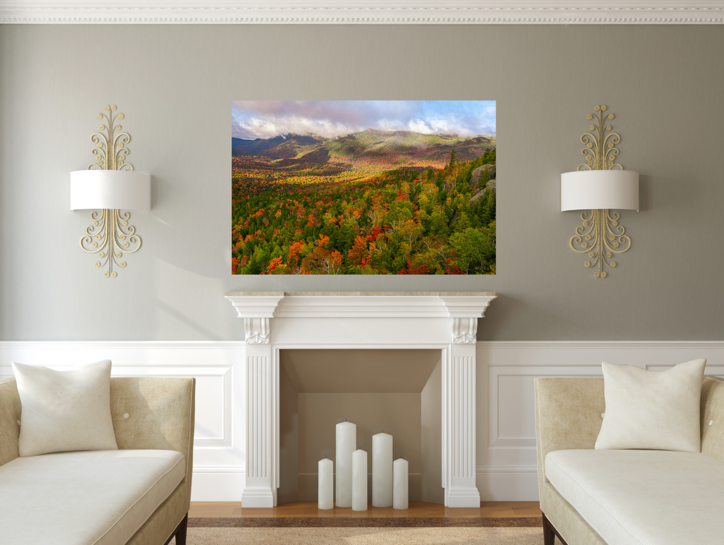 Autumn foliage In the Adirondacks