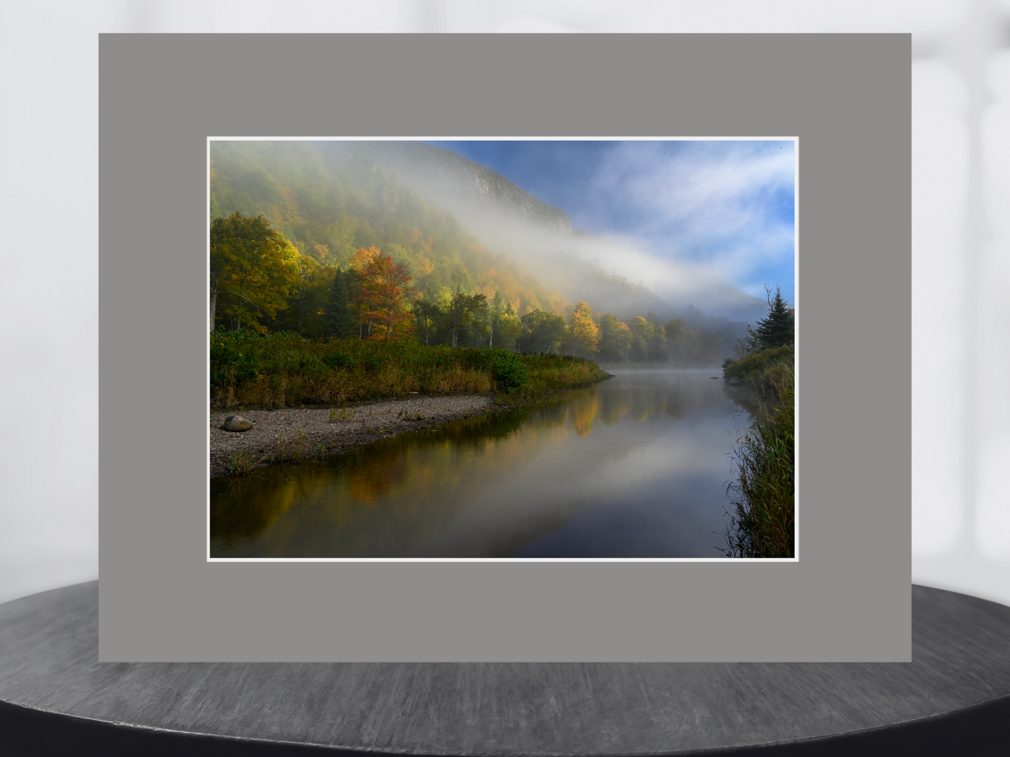 Ausable River Morning Mist in the adirondack Mountains