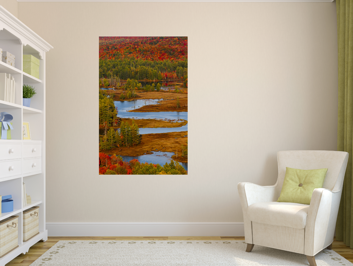 Autumn Over the Bog River