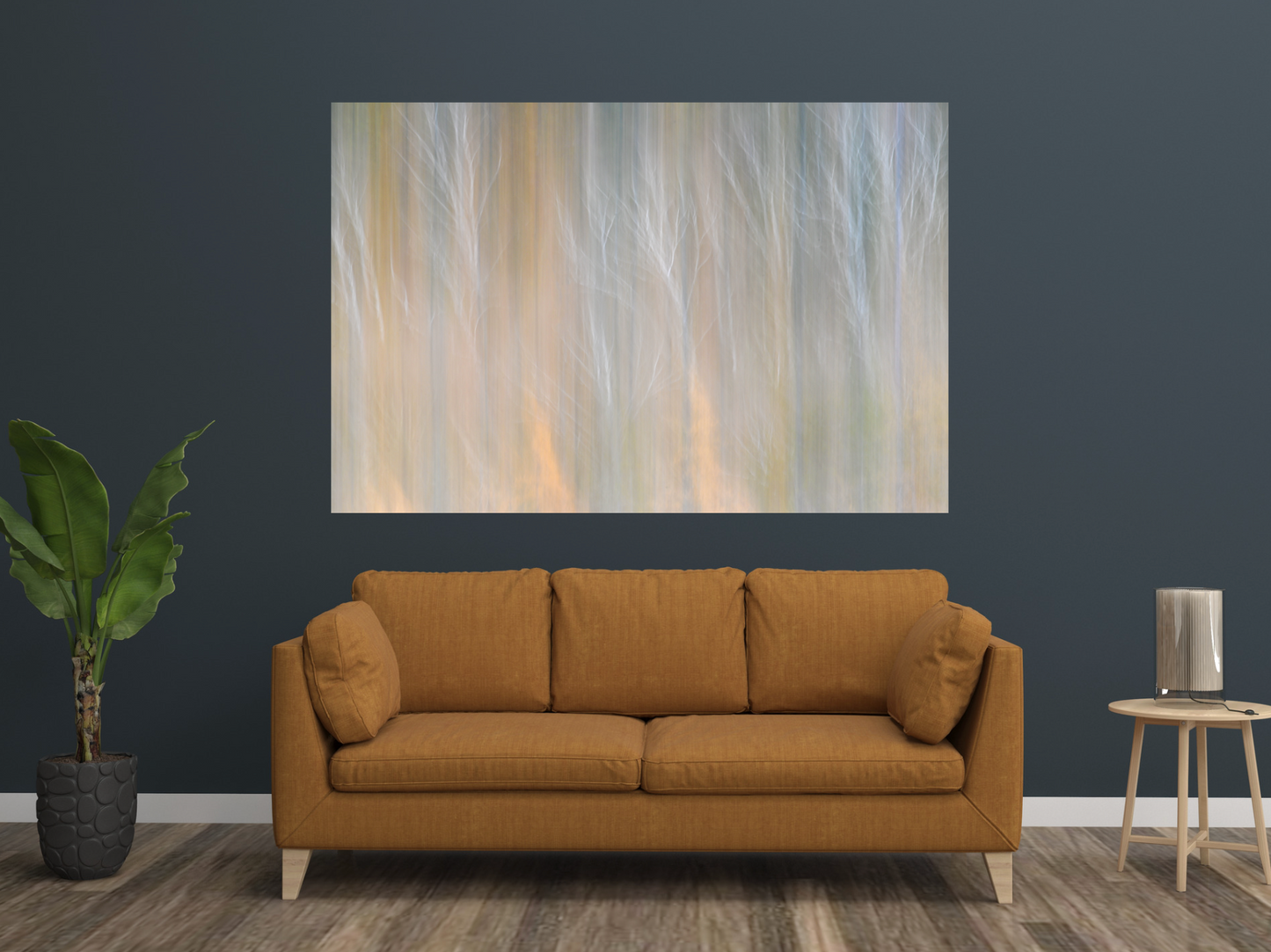 Birch Forest Abstract Art
