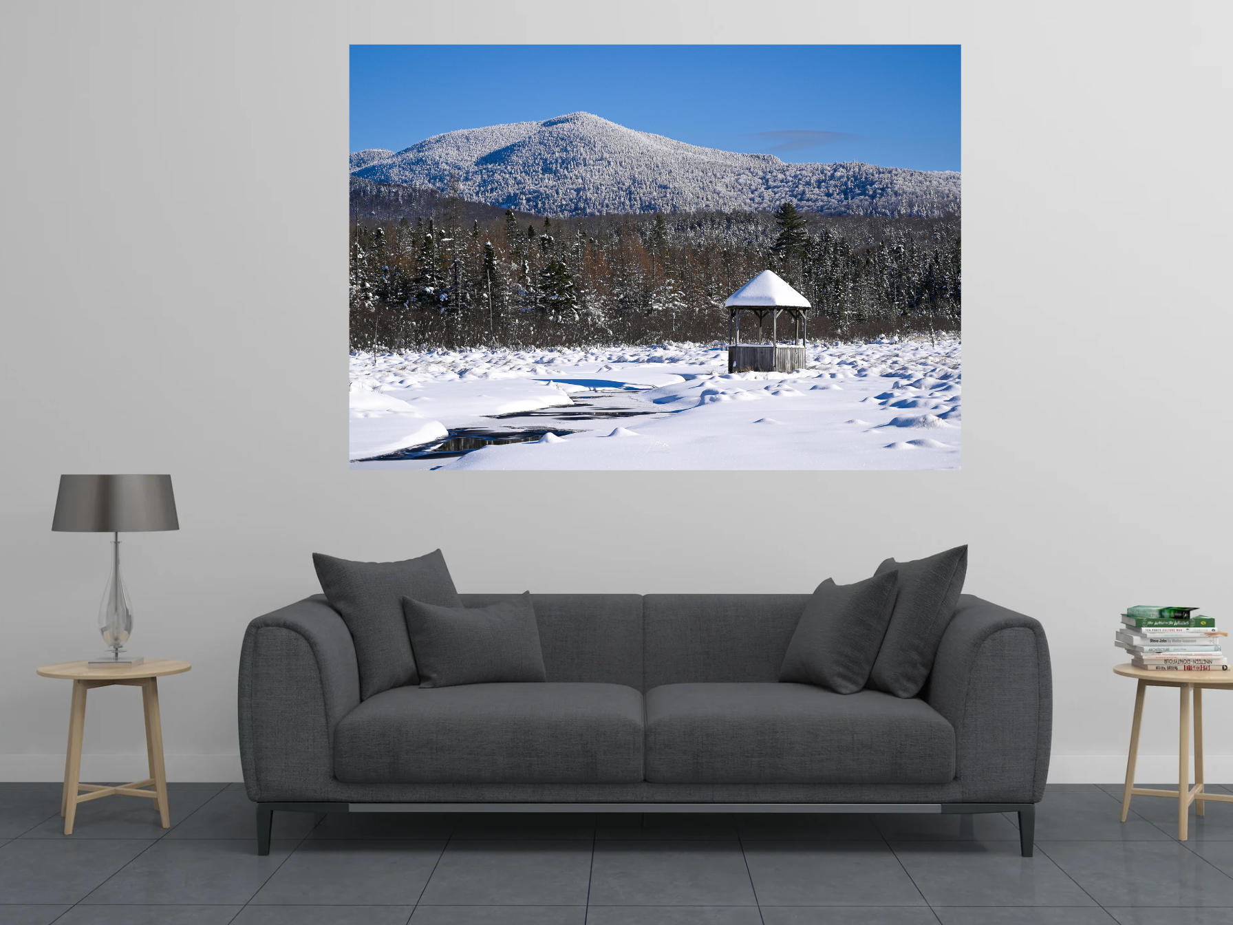 Bluebird Day at Jublin Brook Print