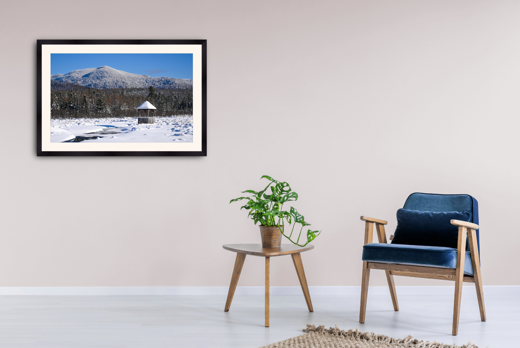 Bluebird Day at Jublin Brook Print