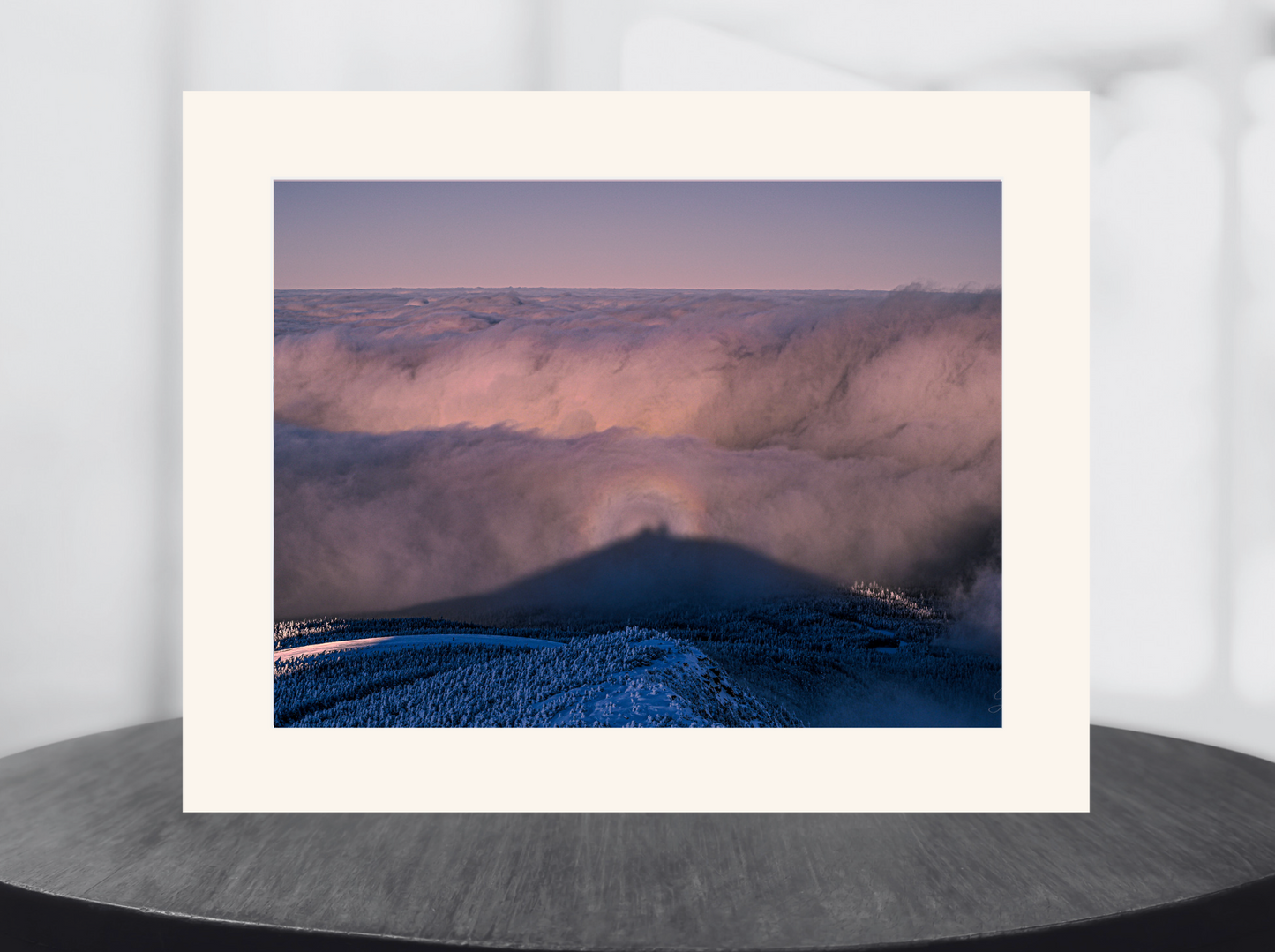 Brocken Spectre from Whiteface Mountain Print