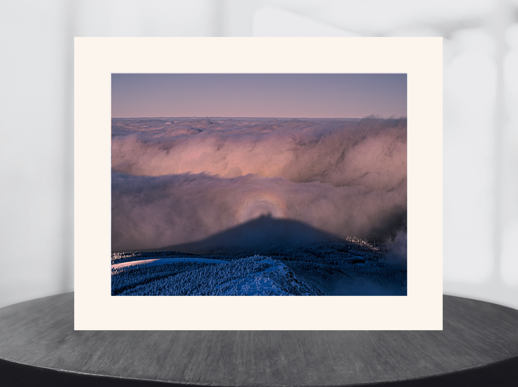 Brocken Spectre from Whiteface Mountain Print