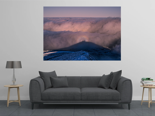 Brocken Spectre from Whiteface Mountain Print